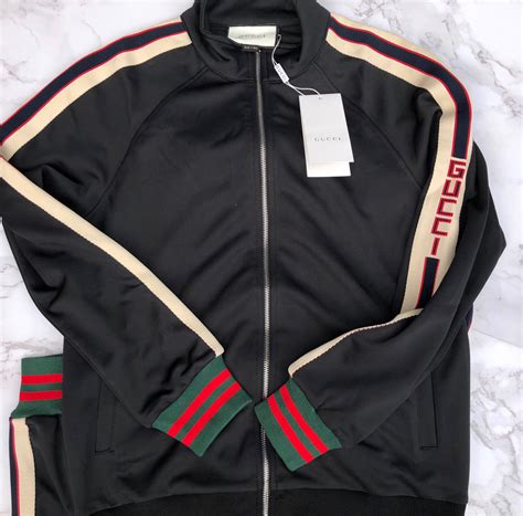 gucci tracksuit black cheap|paid in full gucci tracksuit.